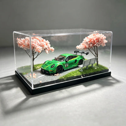 Cherry Blossom Diorama Car Model