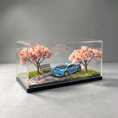 Cherry Blossom Diorama Car Model