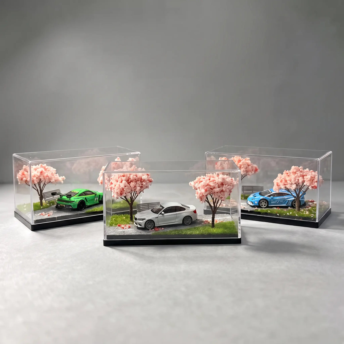 Cherry Blossom Diorama Car Model