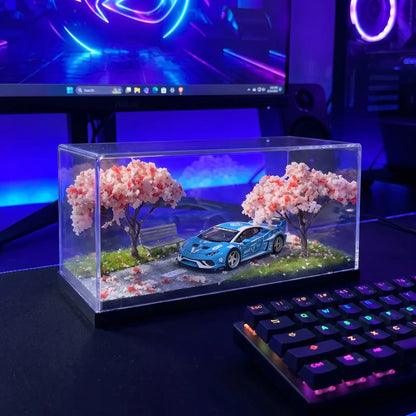 Cherry Blossom Diorama Car Model